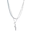 Simply Vera Vera Wang Silver Tone Blue & White Crystal Celestial Charms Multi-Strand Necklace 2 Simply Vera Vera Wang Silver Tone Blue & White Crystal Celestial Charms Multi-Strand Necklace -Simply Vera Vera Wang Shop 5895468