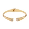 Simply Vera Vera Wang Pave Heart Hinge Bracelet