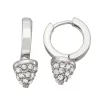 Simply Vera Vera Wang Silver Tone Hoop Drop Earrings -Simply Vera Vera Wang Shop 5896350