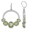 Simply Vera Vera Wang Silver-Tone Green Stone Drop Earrings -Simply Vera Vera Wang Shop 5896487