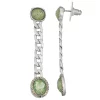 Simply Vera Vera Wang Silver-Tone Green Stone Linear Statement Earrings 2 Simply Vera Vera Wang Silver-Tone Green Stone Linear Statement Earrings -Simply Vera Vera Wang Shop 5896488