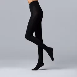 Simply Vera Vera Wang Shop 48 Women's Simply Vera Vera Wang Cotton Diamond Sweater Tights