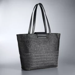 Simply Vera Vera Wang Straw Tote Bag 8 Simply Vera Vera Wang Straw Tote Bag -Simply Vera Vera Wang Shop 5918234 ALT