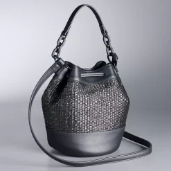 Simply Vera Vera Wang Straw Bucket Bag -Simply Vera Vera Wang Shop 5918239 ALT