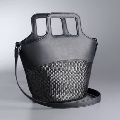 Simply Vera Vera Wang Top Handle Straw Crossbody Bag 10 Simply Vera Vera Wang Top Handle Straw Crossbody Bag -Simply Vera Vera Wang Shop 5918255 ALT