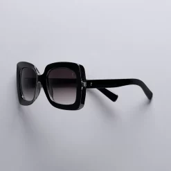 Women's Simply Vera Vera Wang Kym Oversized Plastic Square 22mm Sunglasses 8 Women's Simply Vera Vera Wang Kym Oversized Plastic Square 22mm Sunglasses -Simply Vera Vera Wang Shop 5989301 Black Smoke