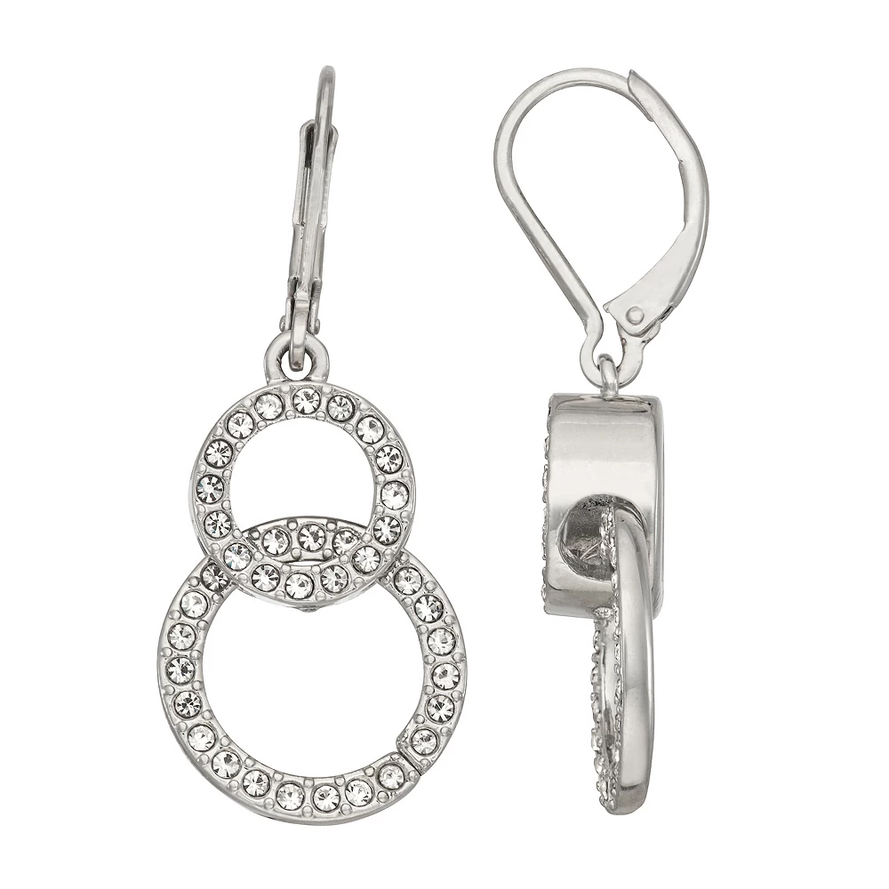 Simply Vera Vera Wang Silver Tone Link Leverback Earrings 3 Simply Vera Vera Wang Silver Tone Link Leverback Earrings