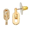 Simply Vera Vera Wang Gold Tone Paver Link Drop Post Earrings -Simply Vera Vera Wang Shop 6061073